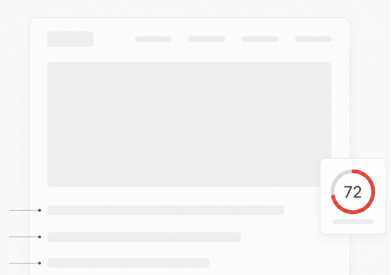 A score put on the screen in a pitch